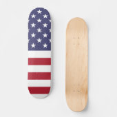 Skateboard Drapeau USA, drapeau des États-Unis (Recto)