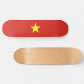 Skateboard Drapeau vietnamien (Vietnam) (Horz)