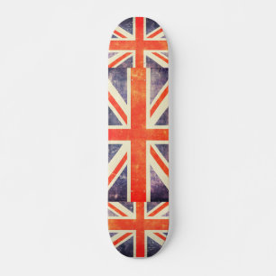 Skateboard Drapeau vintage d'Union Jack