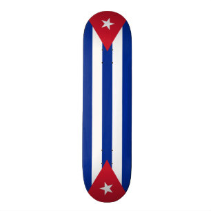 Skateboard Drapeaux du Cuba, deux fois