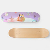 Skateboard Dreamy little bear, bubbles, et stars-yoga (Horz)