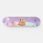 Skateboard Dreamy little bear, bubbles, et stars-yoga (Horz)