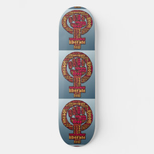 Skateboard droits des femmes 2017 levée poing Thunder_Cove