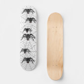 Skateboard Drôle Cartoon Black Spider Halloween Black Widow (Recto)