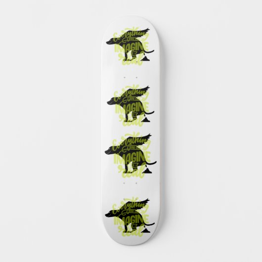 Skateboard Drôle Chien Volant (Recto)