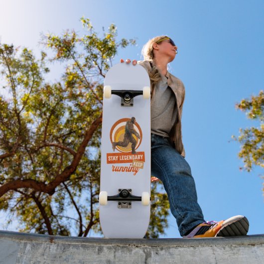 Skateboard Drôle de motivation de course de Bigfoot (Extérieur 1)