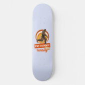 Skateboard Drôle de motivation de course de Bigfoot (Recto)