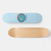 Skateboard Drôle des créatures marines sous l'eau dessin anim (Horz)