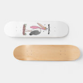 Skateboard Drôle dessin animé de cigogne en marabou (Horz)