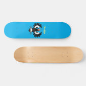 Skateboard Drôle dessin animé de Magpie australienne (Horz)