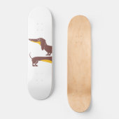 Skateboard Drôle mignon dachshund pour parent chien long (Recto)