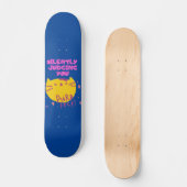 skateboard drôle "PURR FECT" (Recto)