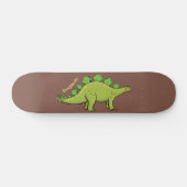 Skateboard Drôle stegosaurus dinosaure dessin animé (Horz)