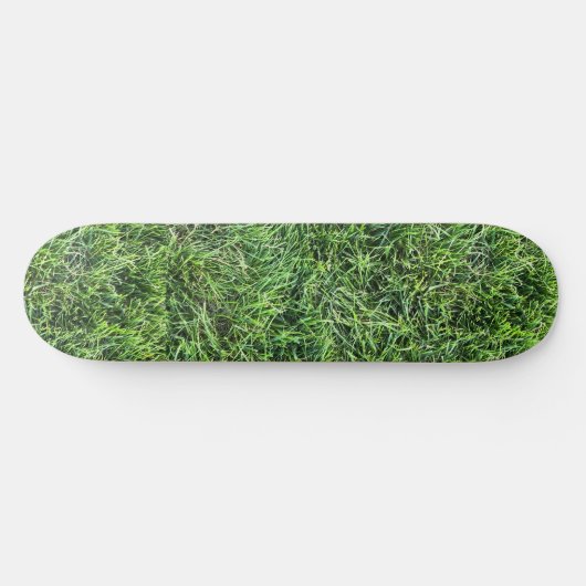 Skateboard Drôle vert herbe texture motif vrai cool photo (Horz)