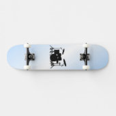 Skateboard Drums Musique Design bleu (Horz)