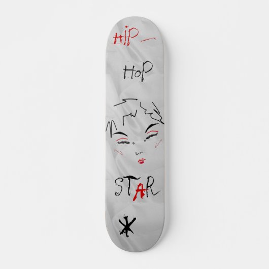 Skateboard du hip-hop (Devant)