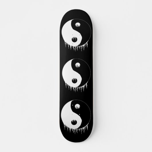 skateboard du yin-yang japonais (Devant)