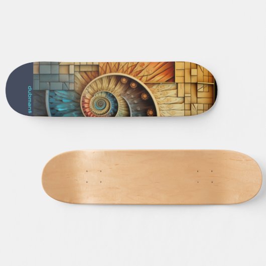 Skateboard Dubman Does Design: Fibonacci Multiverse Collage (Horz)