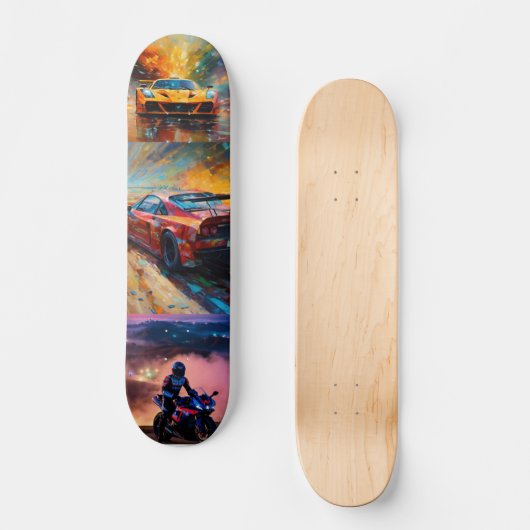 Skateboard "Dynamic Racing Art Collection (Recto)