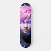 Skateboard Dystopian Cyberpunk Sci-Fi Future Street Punk 01 (Recto)