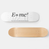 Skateboard E=MC2 Théorie de la relativité d'Einstein (Horz)