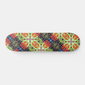 Skateboard Eat Your Veggies Rainbow Colored Carrot Slices (Horz)