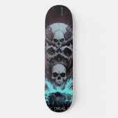 Skateboard Eau crâne foncée 2 (Recto)