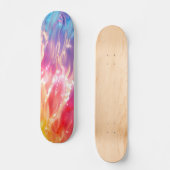 Skateboard Eau de surface arc-en-ciel lumineux (Recto)