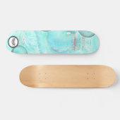 Skateboard Eau léviathan de la boule de dragon bleu émergeant (Horz)