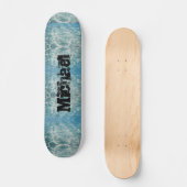 Skateboard Eau Rippling Conception abstraite pour personnalis (Recto)