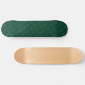 Skateboard Eau sur métal vert (Horz)