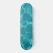Skateboard Eau tropicale Turquoise (Recto)