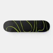 Skateboard Ebb et flux 2 en Lime vert et noir (Horz)