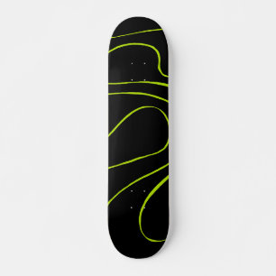 Skateboard Ebb et flux 2 en Lime vert et noir