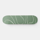 Skateboard Ebb et flux 2 en vert (Horz)