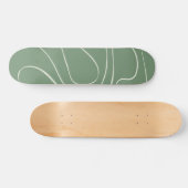 Skateboard Ebb et flux 2 en vert (Horz)