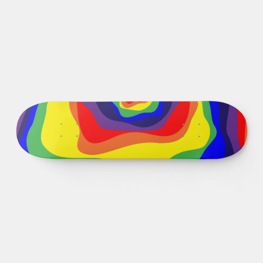 Skateboard Ebb et flux 4 arc-en-ciel (Horz)