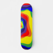 Skateboard Ebb et flux 4 arc-en-ciel (Devant)