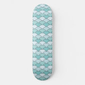 Skateboard Écailles de dragon, éventails, vagues, Seigaiha, b (Recto)