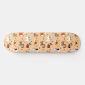 Skateboard Écharpes festives d'hiver pour chiots (Horz)