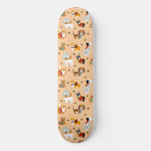 Skateboard Écharpes festives d'hiver pour chiots (Recto)