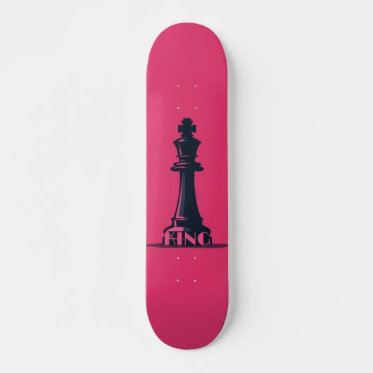 Skateboard Échecs Piece - King (Devant)