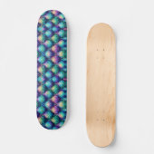 Skateboard Échelles aquatiques colorées/irisées (Recto)