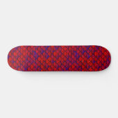 Skateboard Échelles rouge et violet (Horz)