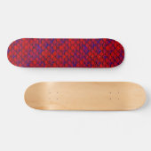 Skateboard Échelles rouge et violet (Horz)