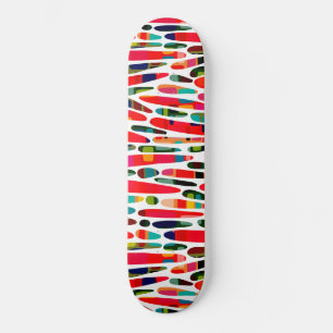 Skateboard Éclaboussure de couleur collage 150222