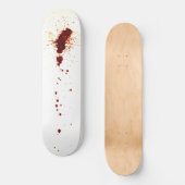 Skateboard Éclaboussure de sang sur le mur (Recto)