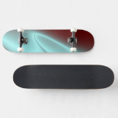 Skateboard Éclair bleu-clair (Horz)