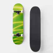 Skateboard Éclair vert (Recto)