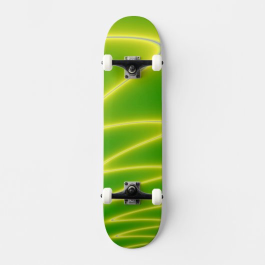 Skateboard Éclair vert (Recto)